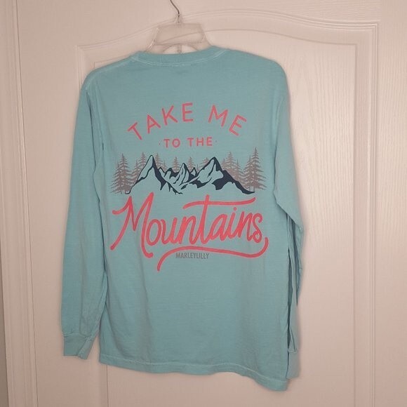 Take Me To the Mountains Monogram Long Sleeve Tee - Picture 2 of 5